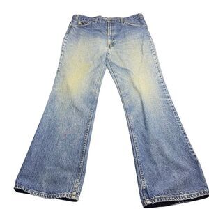 Vintage Levi’s 517 Orange Tab Mens Jeans 36x30 Bootcut Distressed Faded 90s